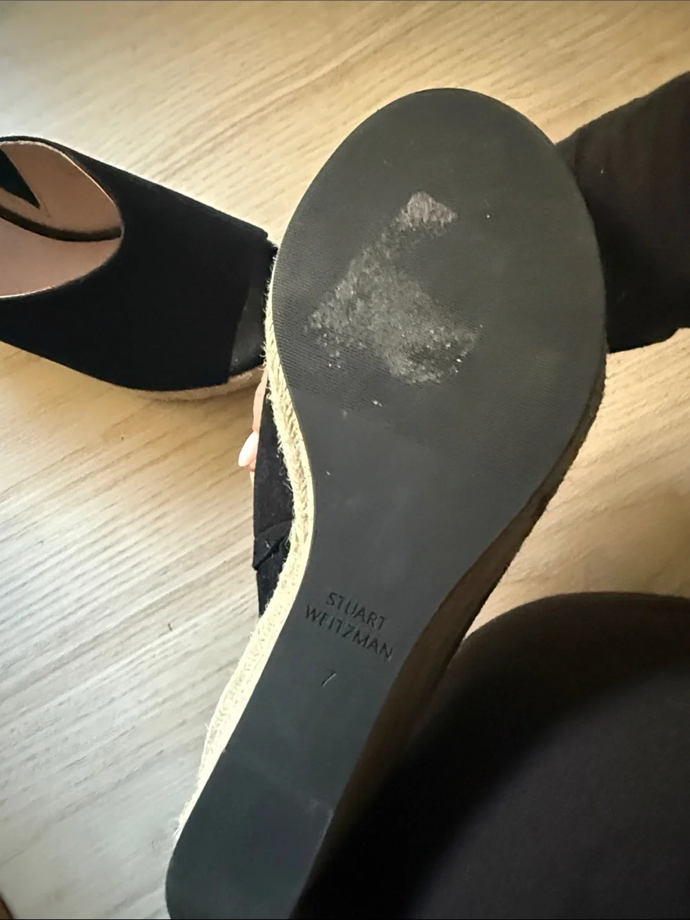 Stuart Weitzman black beige